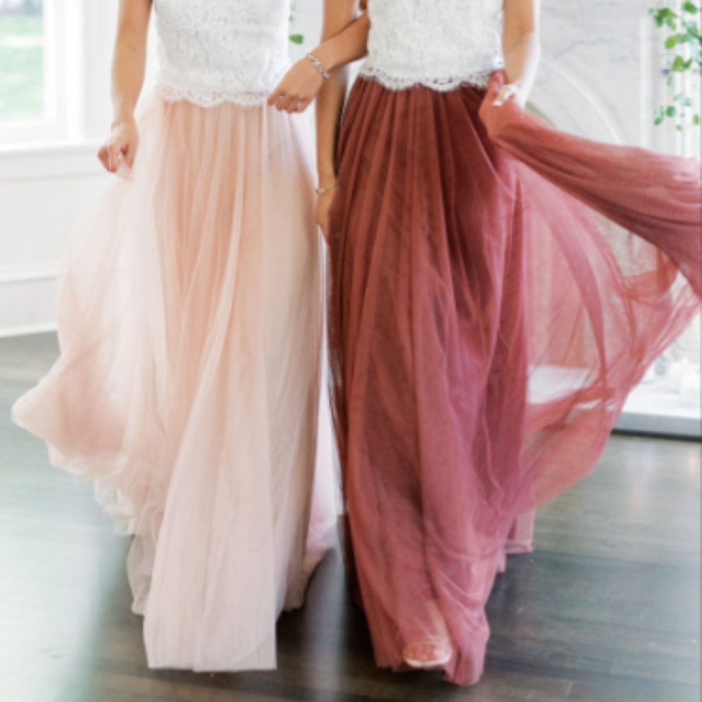 Revelry Bridesmaid Tulle Skirt - Size: 8